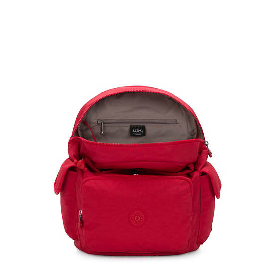 Kipling City Pack Backpacks Red Rouge | CA 1812YX